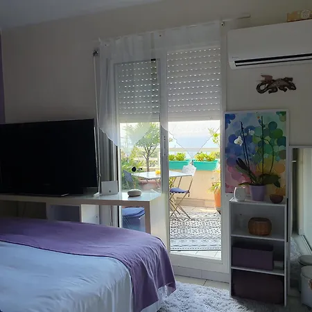 民宿 Chambre Lit 180 X 200 Cm Vue Mer Integrale